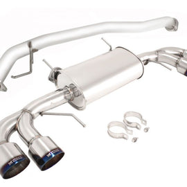 Megan Racing Catback Exhaust System for Nissan GTR R35 2009+ Burnt Tip MR-CBS-NR35T-VO-R + MR-CBS-NR35T-M