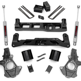 Rough Country 5-inch Suspension Lift Kit (Factory Cast Steel Control Arm Models)