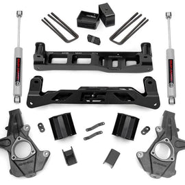 Rough Country 5-inch Suspension Lift Kit (Factory Cast Aluminum / Stamped Steel Control Arm Models)