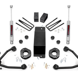 Rough Country 3.5-inch Suspension Lift Kit (Factory Cast Steel Control Arm Models)