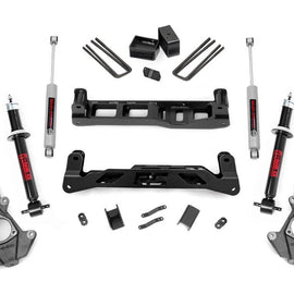 Rough Country 5-inch Suspension Lift Kit (Factory Cast Aluminum / Stamped Steel Control Arm Models)