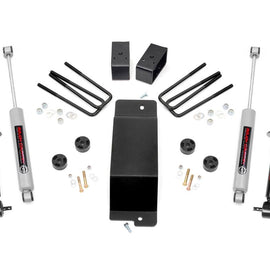 Rough Country 3.5-inch Suspension Lift Kit (Factory Cast Steel Control Arm Models)