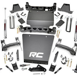 Rough Country 7-inch Suspension Lift Kit (Factory Cast Steel Control Arm Models)