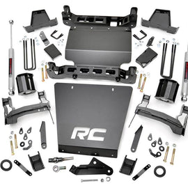 Rough Country 7-inch Suspension Lift Kit (Factory Stamped Steel Control Arm Models)