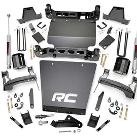 Rough Country 7-inch Suspension Lift Kit (Factory Cast Steel Control Arm Models)