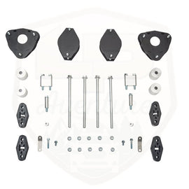 LP Aventure  2in Lift Kit - Powder Coated Black for 2020+ Subaru Outback FLP-LIFT-OBA-20-2+OPC