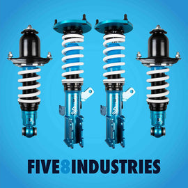 Five8 Industries Coilovers for Toyota Corolla 03-08 / Toyota Matrix 03-08 58-ZZE13SS