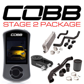 COBB - STAGE 2 POWER PACKAGE FMIC INTAKE MOTOR MOUNT & V3  - 13-15  FORD FOCUS ST