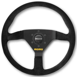 MOMO MOD 78 STEERING WHEEL BLACK SUEDE 330MM UNIVERSAL