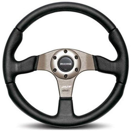 MOMO RACE STEERING WHEEL BLACK/ANTHRACITE 320MM UNIVERSAL