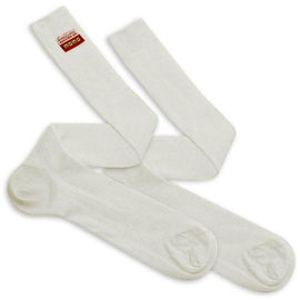 MOMO NOMEX LONG SOCKS WHITE MO-DRY SOFT KNIT XXLARGE