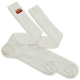 MOMO NOMEX LONG SOCKS WHITE MO-DRY SOFT KNIT SMALL