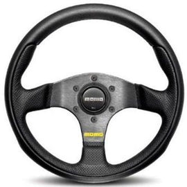 MOMO TEAM STEERING WHEEL BLACK/ANTHRACITE 280MM UNIVERSAL