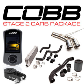 COBB - STAGE 2 POWER PACKAGE FMIC INTAKE EXHAUST MOTOR MOUNT V3  - 13-15 FOCUS ST