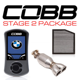 COBB - STAGE 2 POWER PACKAGE HIGH FLOW FILTER DOWNPIPE & V3  - 11-14 BMW 335I