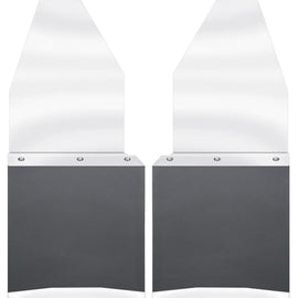 Husky Liners  Kick Back Mud Flaps 12" Wide -Stainless Steel Top and Weight 17099