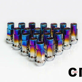 CPR Racing Lug Nuts 17 Hex 12x1.25 BURNT Blue Titanium Color