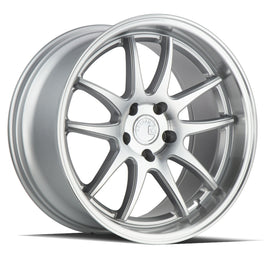 Aodhan DS02 18x9.5 5x114.3 30.0 73.1 Silver w/Machined Face Wheel/Rim DS21895511430SMF
