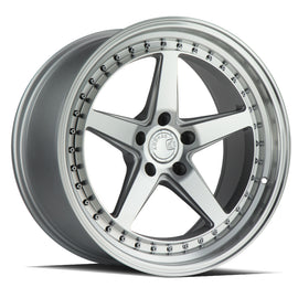 Aodhan DS05 19x9.5 5x114.3 22.0 73.1 Silver w/Machined Face Wheel/Rim DS51995511422SMF