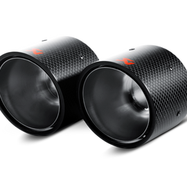 AKRAPOVIC TAIL PIPE SET CARBON FOR 2007-2014 MINI COOPER S R56/R57/R58 TP-MINR56/57-CA