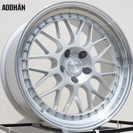 Aodhan AH02 18x8.5 5x114.3 73.1 ET 12 SILVER MACHINED LIP
