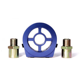 BLOX Racing Oil Filter Block Adapters Blue