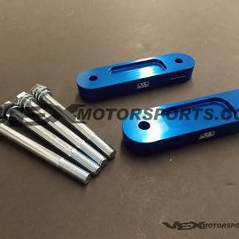 BLOX FRONT BUMP STEER KIT 20MM BLUE FOR HONDA S2000 00-09 S2K AP1 AP2 F20 F22C