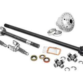 Rough Country 4340 Chromoly Replacement Front Axle Kit w/ Grizzly Locker - D30 30 Spline (TJ / LJ / YJ / XJ / MJ / ZJ)