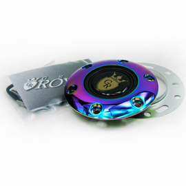 GRIP ROYAL STEERING WHEEL HORN KIT GOLD CREST BUTTON WITH NEO RING