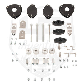 LP Aventure  1.5in Lift Kit - Powder Coated Black for 2018+ Subaru Crosstrek FLP-LIFT-CTA-18-B+OPC