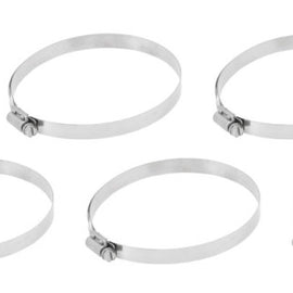 AEM 4in - 5in Hose Clamp Kit (6 Pack) - 0.5in Width - 0.3125in Slotted Bolt Head 23-213