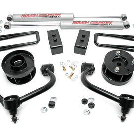 Rough Country 3-inch Bolt-On Suspension Lift Kit w/ Upper Control Arms