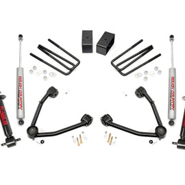 Rough Country 3.5-inch Suspension Lift Kit (Factory Cast Aluminum / Stamped Steel Control Arm Models)