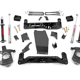 Rough Country 5-inch Suspension Lift Kit (Factory Cast Steel Control Arm Models)
