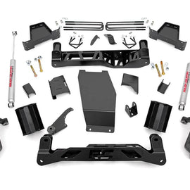 Rough Country 7-inch Suspension Lift Kit (Factory Cast Steel Control Arm Models)
