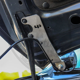 LP Aventure Hood Light Brackets Bare (Pair) for 18-19 Subaru Crosstrek FLP-CTA-18-HBL-B