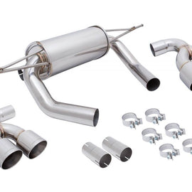 Megan Axle Back Exhaust for BMW M4 F82 2015+ Stainless Tips MR-ABE-BF82