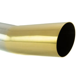 Megan Racing Universal Muffler Delete Single 4" Angled Tip Gold MR-UT-S4GD-V2