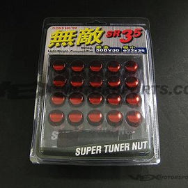 Muteki - SR35 Closed Ended Lug Nuts - Red - 12x1.25mm