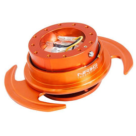 NRG Quick Release 3.0 Kit - Orange Body/Orange Ring w/Handles SRK-650OR