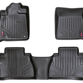 Rough Country Heavy Duty Floor Mats - Front & Rear Combo (Double Cab & Crew Max Cab Models)