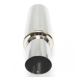 BLOX 63.5MM N1 MUFFLER WITH STRAIGHT TIP UNIVERSAL