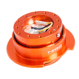 NRG Quick Release 2.5 Kit - Orange Body/Titanium Chrome Ring SRK-250OR