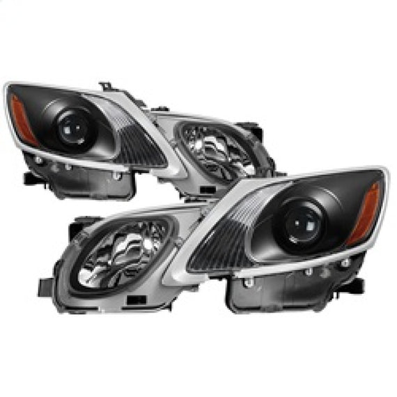 Spyder Factory Style Projector Black Head Lights Pair 5075888 for Lexus GS 5075888