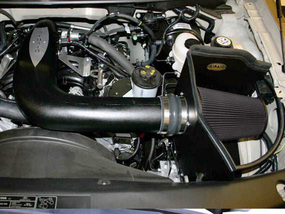 Airaid 04-08 Ford F-150 5.4L (24v Triton) CAD Intake System w/ Tube (Dry / Black Media) 402-140-2