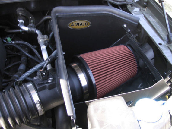 Airaid 04-13 Nissan Titan/Armada 5.6L CAD Intake System w/o Tube (Dry / Red Media) 521-152