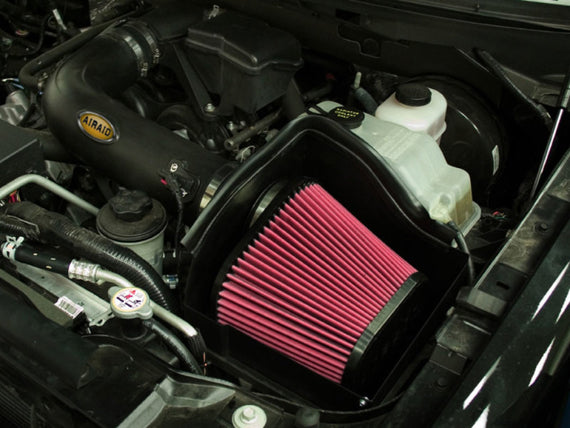 Airaid 2010 Ford F-150 Raptor 5.4L CAD Intake System w/ Tube (Oiled / Red Media) 400-257