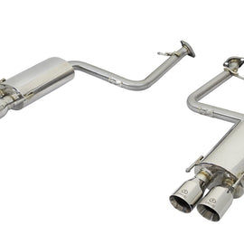 aFe Takeda 16-17 Lexus RC 200T 2.0L (t) 2in. SS Axle-Back Exhaust System w/Polished Tips 49-36037-P