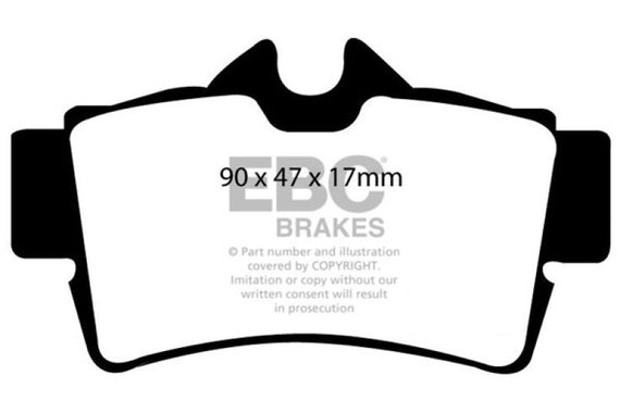 EBC 99-04 Ford Mustang 3.8 Orangestuff Rear Brake Pads DP91156