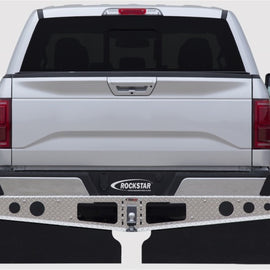 Access Rockstar 2XL 17-19 Ford F-250/F-350 Diamond Plate Finish Hitch Mounted Mud Flaps A10100722